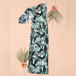 The Pretty In Palm One Size Floral Duster - Rachel Zoe Collection